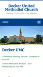 Mobile Screenshot of deckerumc.org